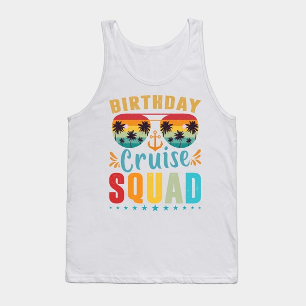 Birthday Cruise Squad Shirt Birthday Party Cruise Squad 2023 Tank Top by Sowrav